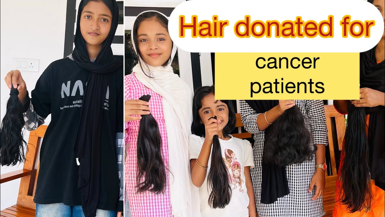 ഞങ്ങളുടെ hair donations കൊടുക്കുകയാണ് 