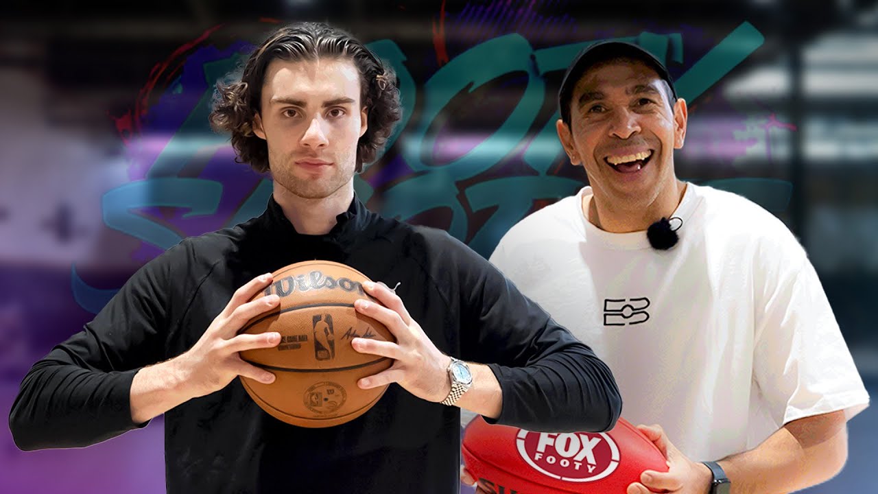 Eddie Betts vs. Josh Giddey in CRAZY cross-sport skills challenge 🔥 | Footy Shorts