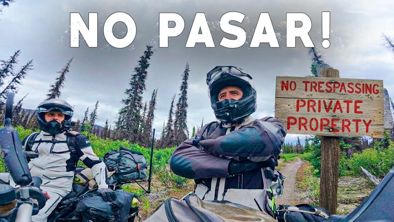 VAMOS por CAMINOS DESCONOCIDOS en ALASKA y un LETRERO nos OBLIGA a PARAR | Deberíamos volver?
