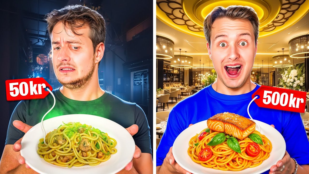 50 VS 500 KR PASTA!!