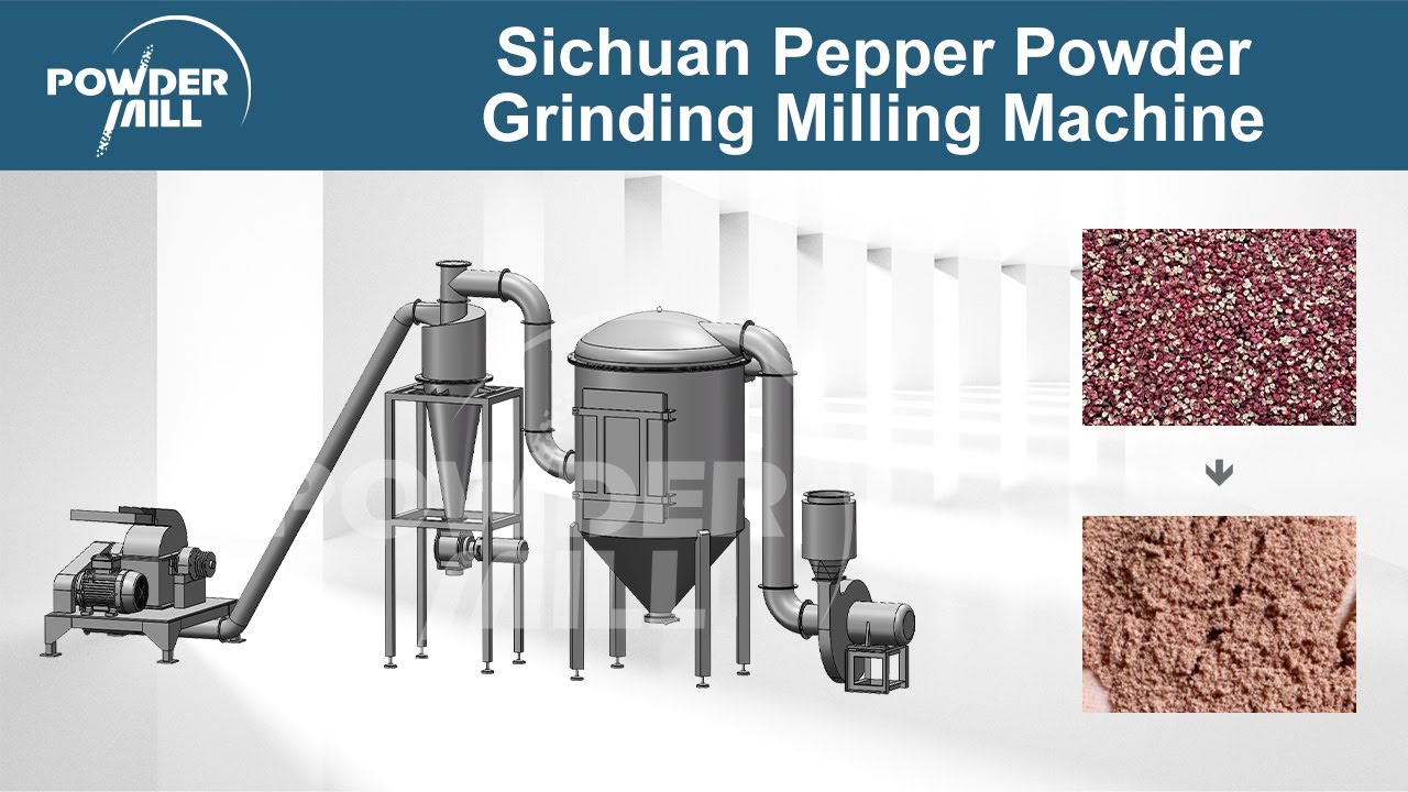 Sichuan Pepper Powder Grinding Milling Machine, Hot Pepper Powder Making Machine - Powder Mill
