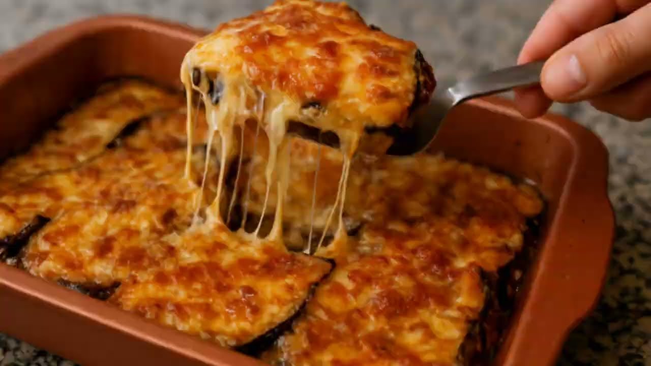 كراتان الباذنجان صحي لذيذ 😋😋