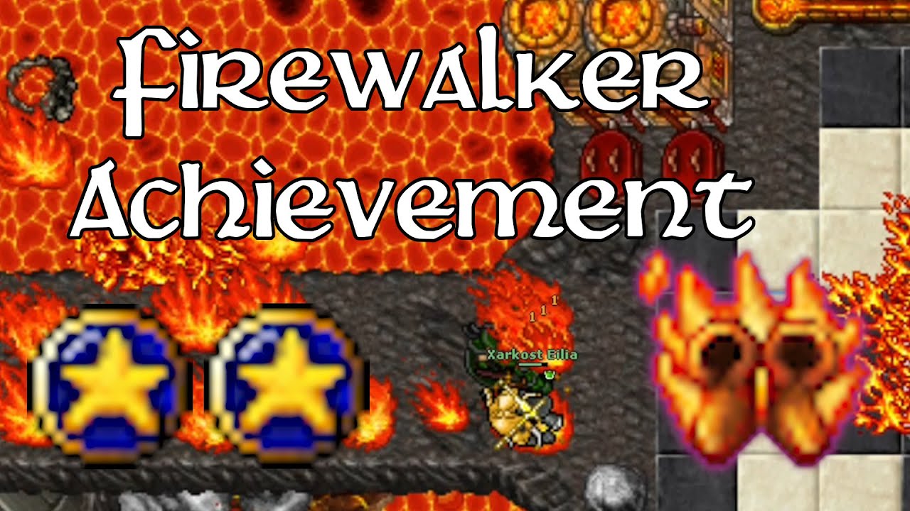 Complete Firewalker Achievement - Solo and AFK [Tibia]