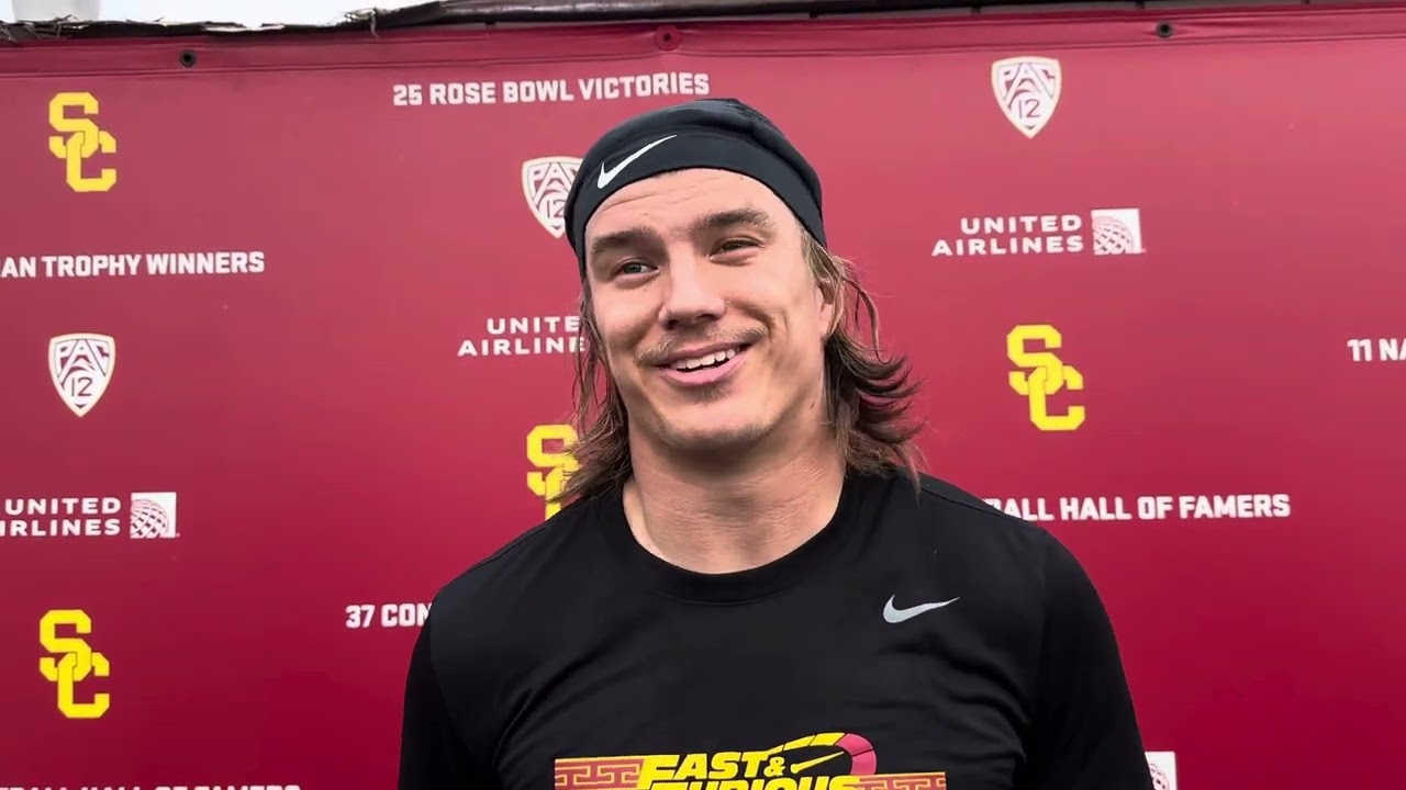 USC S Bryson Shaw after bowl practice Dec. 18