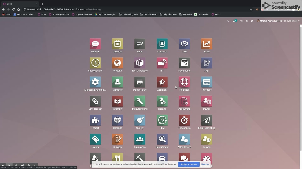 Odoo 12 :  Use the same project stages across different projects