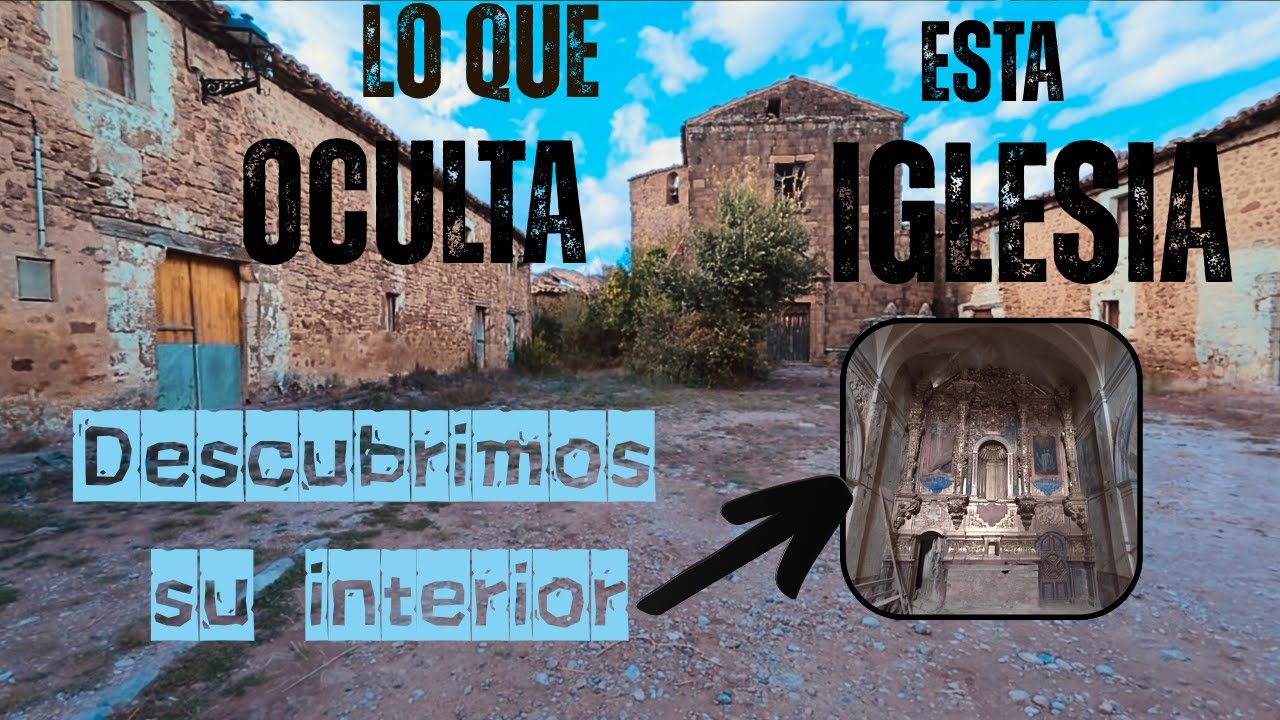ENTRAMOS a una IGLESIA casi ABANDONADA y exploramos un CASERON de campo
