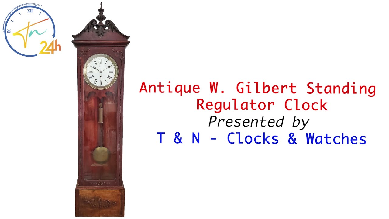 Exploring Clock 14: How to Assemble Antique W  Gilbert Standing Regulator Clock No 7
