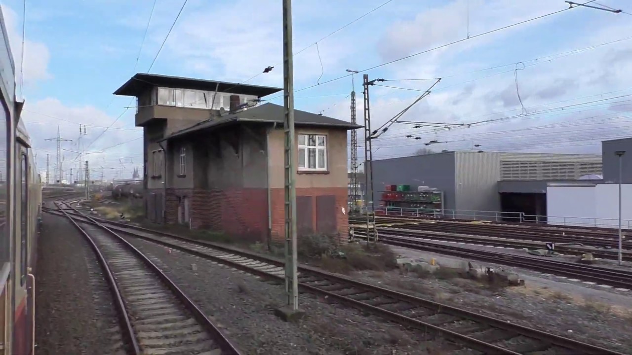 Fahrt mit 140 423-5 durch Köln-Eifeltor