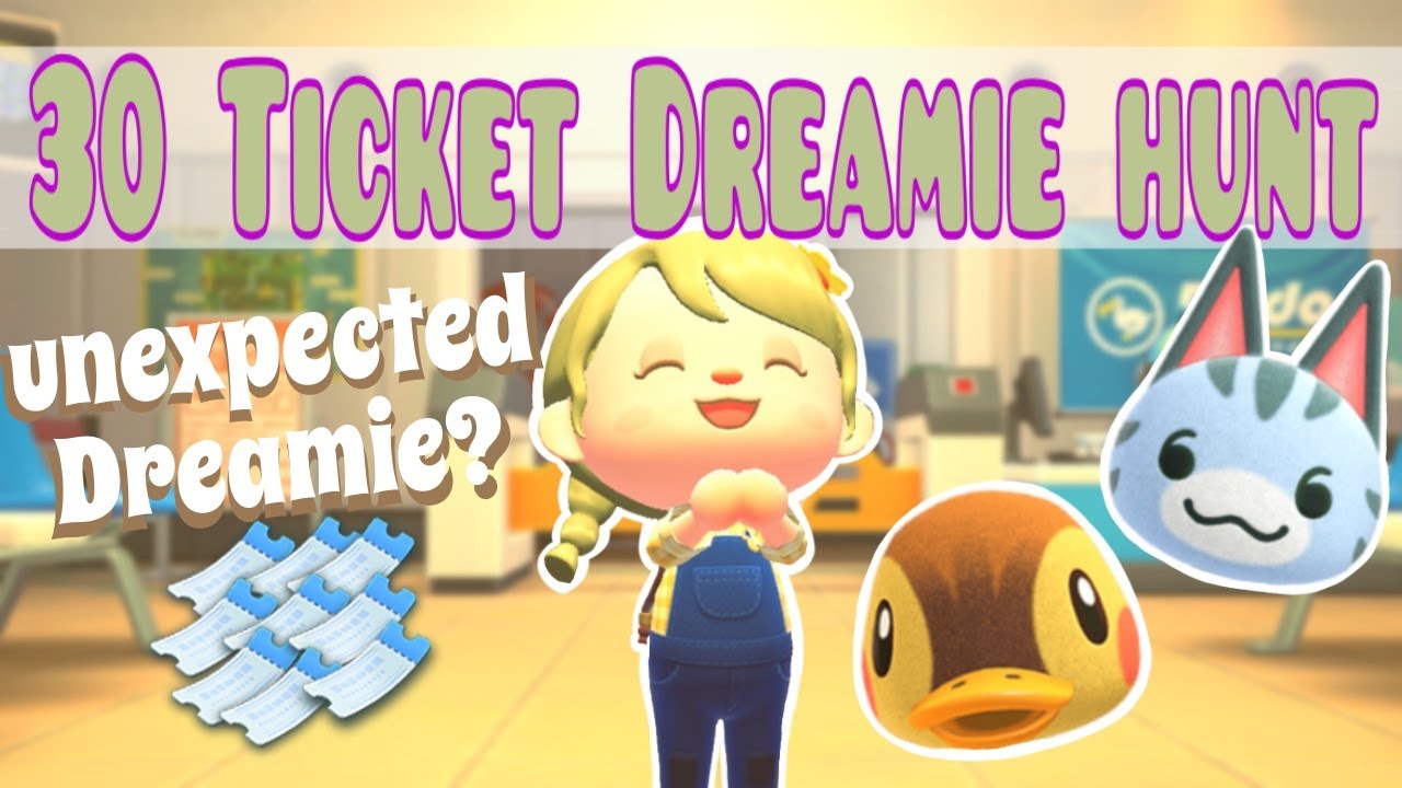 Dreamie Hunt | Animal Crossing | Searching for Lolly or Molly with only 30 tickets