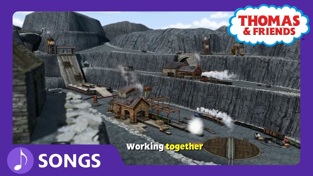 Working Together (Blue Mountain Quarry) | Steam Team Sing Alongs | Thomas & Friends