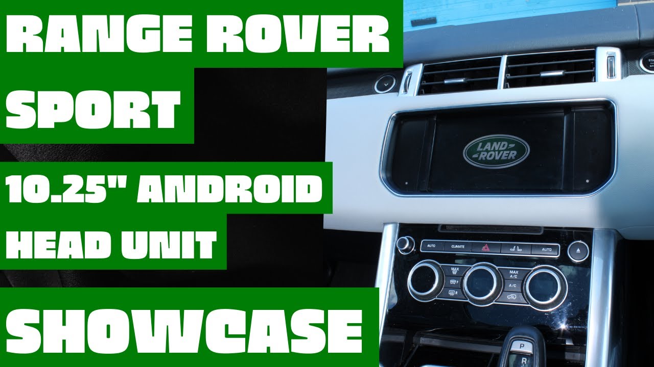 Range Rover Sport | 2012-17 | OEM Dash Display | Android 11.0 OS with built-in Wireless CarPlay