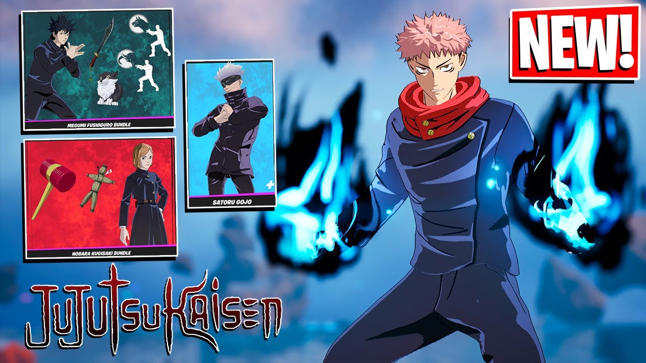 JUJUTSU KAISEN x FORTNITE | Gameplay + Reactive Test!