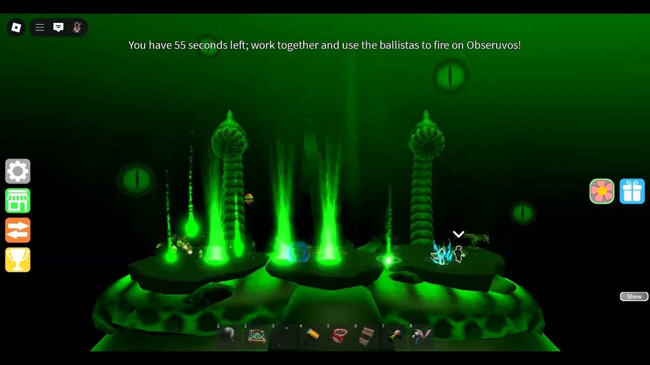 Beating Obseruvos Epic Minigames bossfight on pro mode (getting lil obsy)