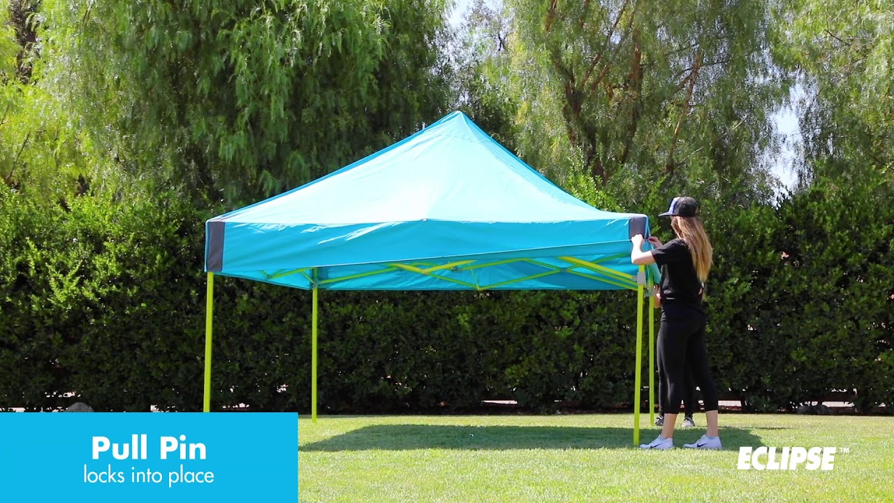 E-Z UP&reg; Eclipse&trade; canopy tent - How-to Set Up
