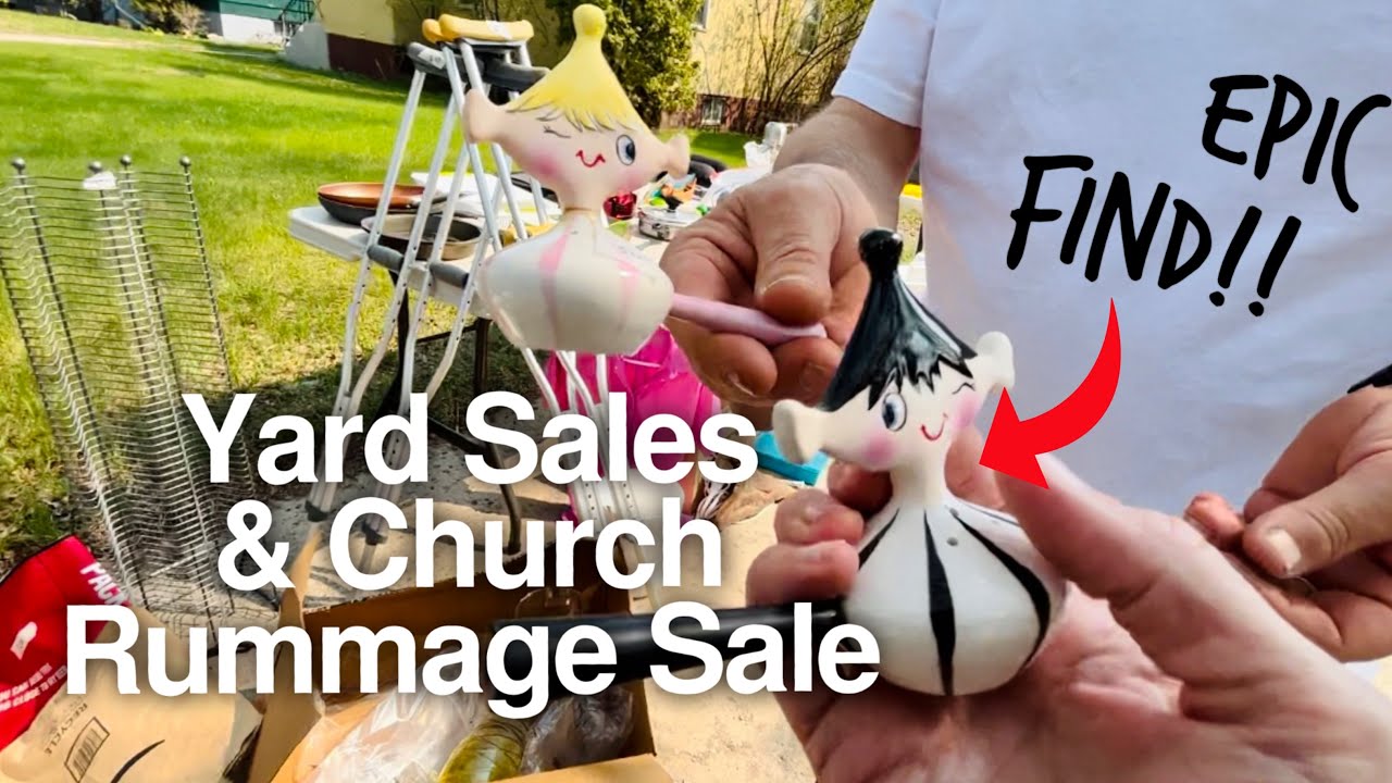 ЭПИЧЕСКАЯ находка на распродаже! | Распродажа секонд-хенда, гаражных трат и церковных вещей 🇨🇦