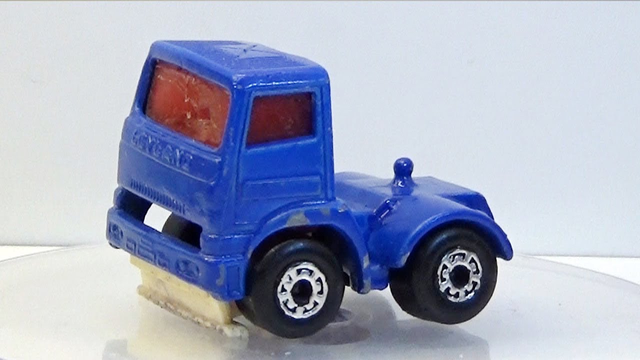 Реставрация спичечных коробок LEYLAND ARTICULATED TRUCK nr 30. Литой автомобиль