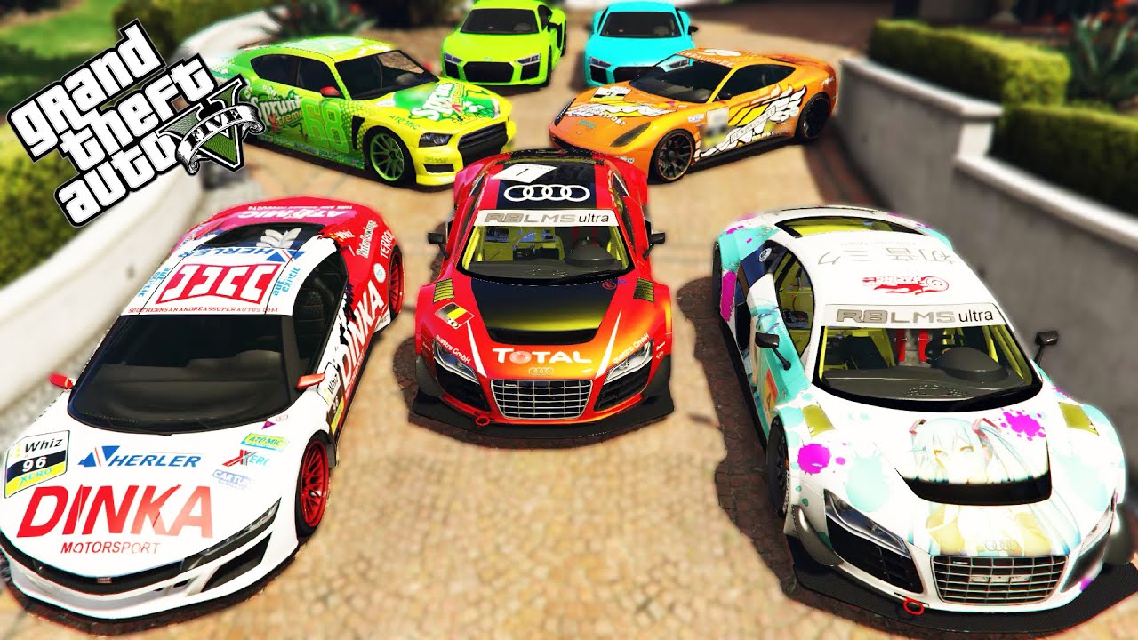 GTA 5 - Stealing Luxury Expensive Modified Cars with Michael! (Real Life Cars #11)