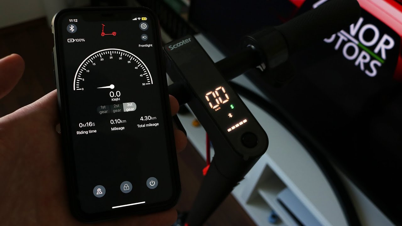 iScooter i9 - App Connection & Settings