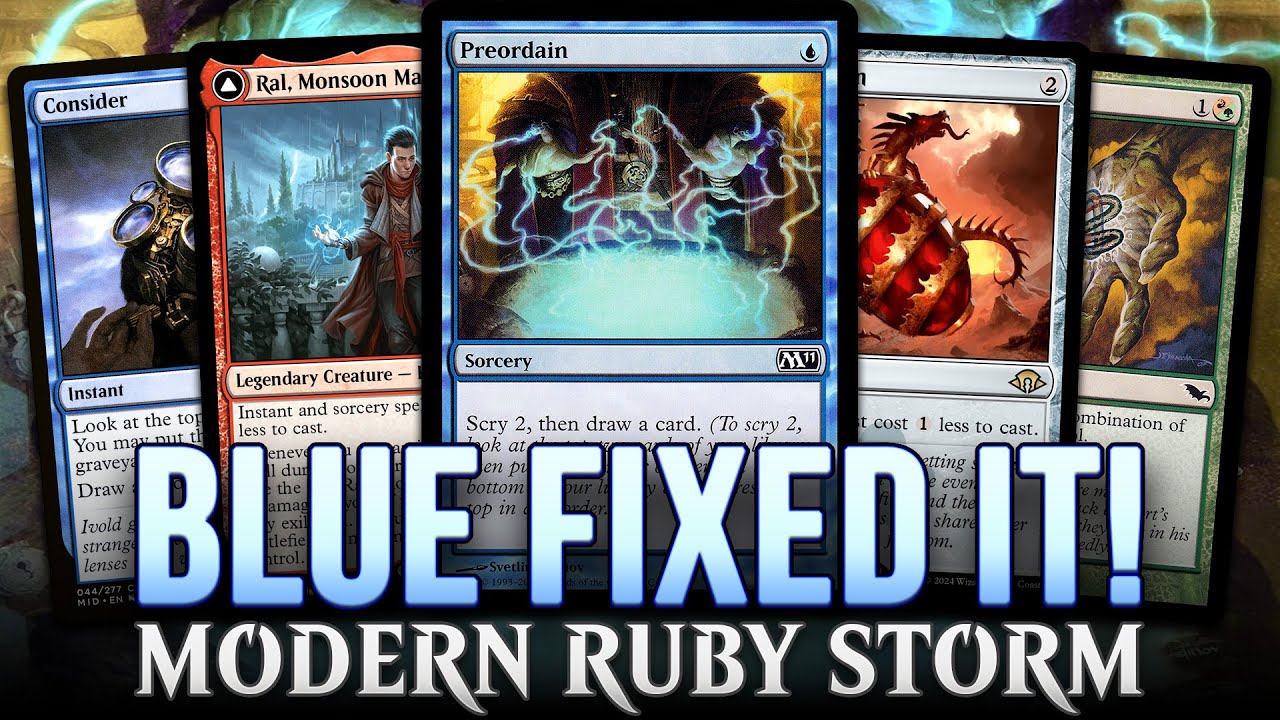 I WAS WRONG! Modern Izzet Ruby Storm is the ANSWER — Consistency + Speed | Magic: The Gathering MTG