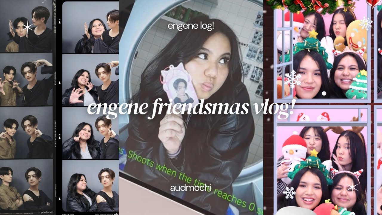 engene friendsmas vlog! 🎄 | secret santa 🎅🏼 & enha photoism photobooth