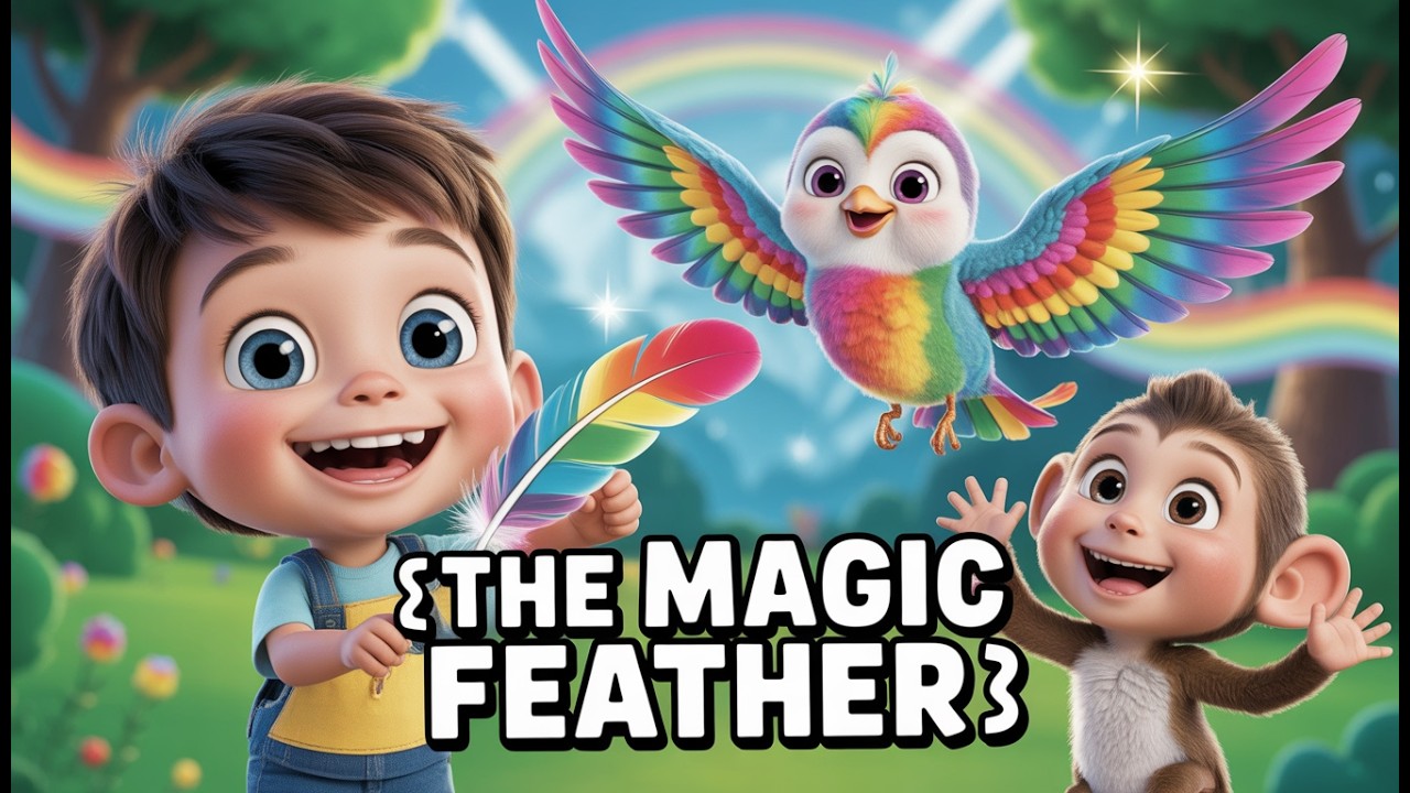 Alex and the Magic Feather 🌈 | Kids Moral Story | Friendship & Kindness | Toonigo Kids