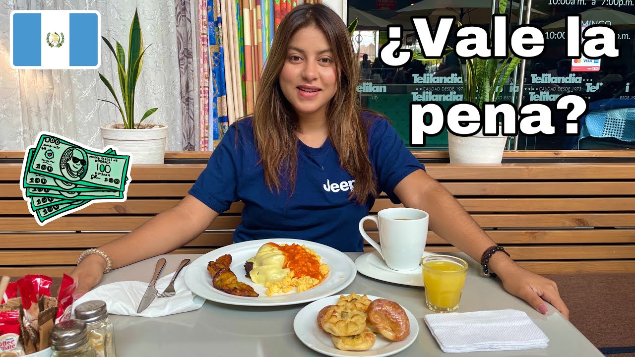 DESAYUNO TÍPICO de XELA en CIUDAD de GUATEMALA 🇬🇹 LE CAFÉ | 4K | Celinaz 🇸🇻