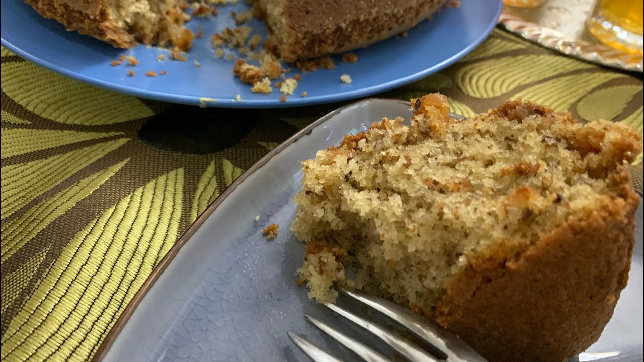 ‏كيكة بالزبيب واللوز و ‏سمسم 🥧🥧 cake  sesame almonds raisins