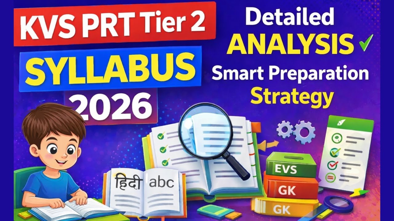 🎯 KVS PRT Tier 2 Syllabus 2026 | Complete Subject-Wise Analysis | Best Preparation Strategy
