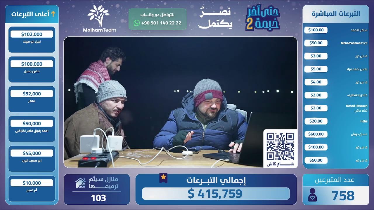 حتى آخر خيمة 2 - فريق ملهم
