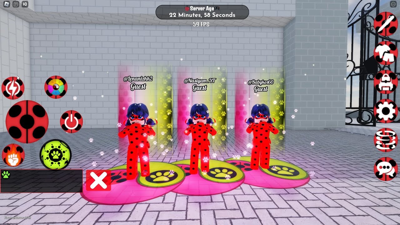 TODOS TRANSFORMAÇOES DO GRUPO NO [NEW] MJ - MIRACULOUS ROBLOX!