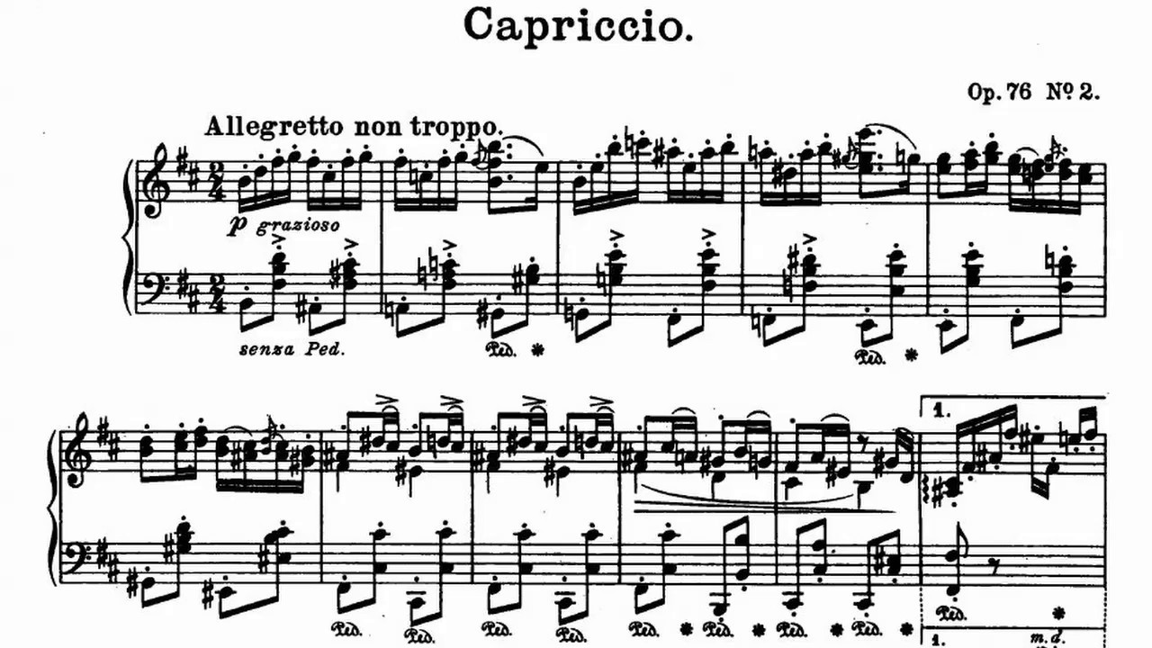 Johannes Brahms: Eight Piano Pieces Op. 76