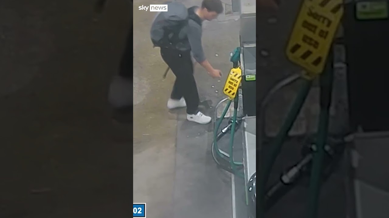 Man tries to set fire to petrol station