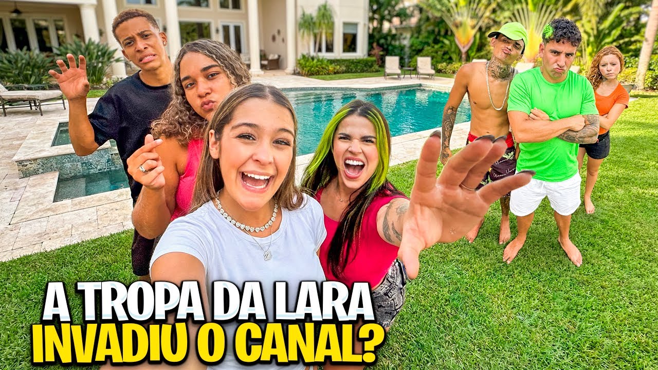 A TROPA DA LARA QUER VIRAR OS GRUDE *Eles vão invadir o canal?