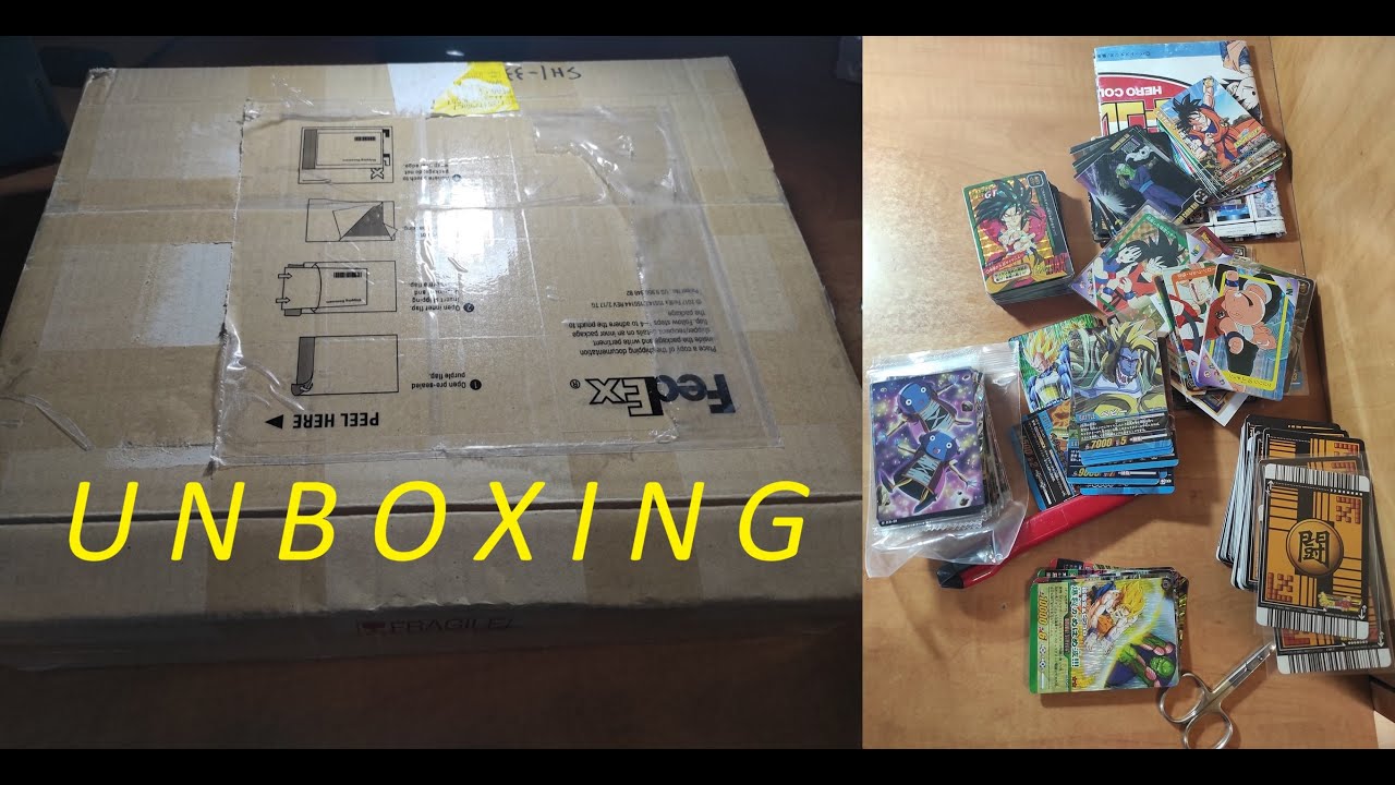 Unboxing de Caja con Dragon Ball desde Japón que fui comprando