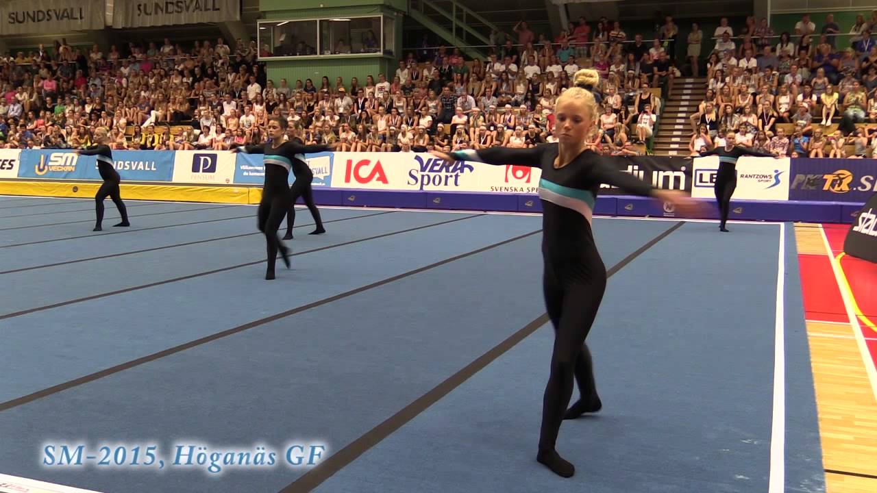 Höganäs GF, fristående vid SM-finalen i truppgymnastik 2015