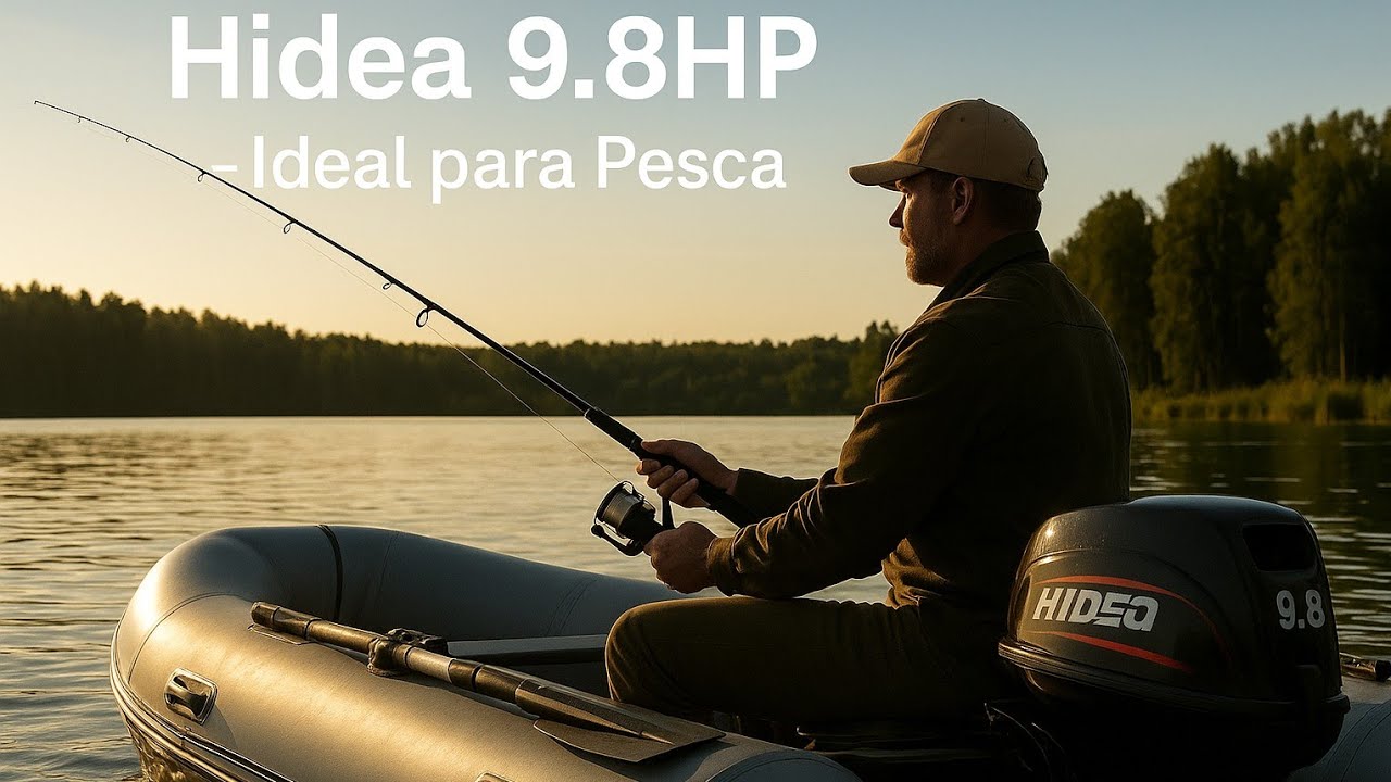 Motor Hidea HD9.8FHS &ndash; Leve, Econ&ocirc;mico e Pronto para Sua Pescaria