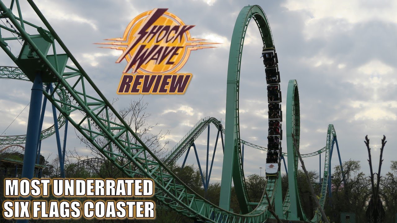 Shock Wave Review, Six Flags Over Texas Schwarzkopf Looper | Most Underrated Six Flags Coaster