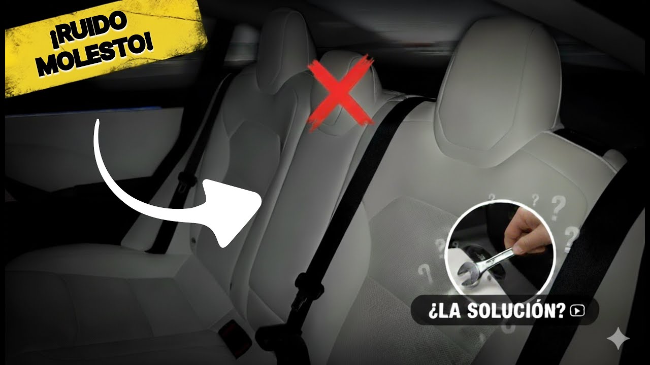 ESTO está HACIENDO Ruido en los Asientos de tu Tesla Model 3/Y y NO lo Sabías( Arreglo FACIL).