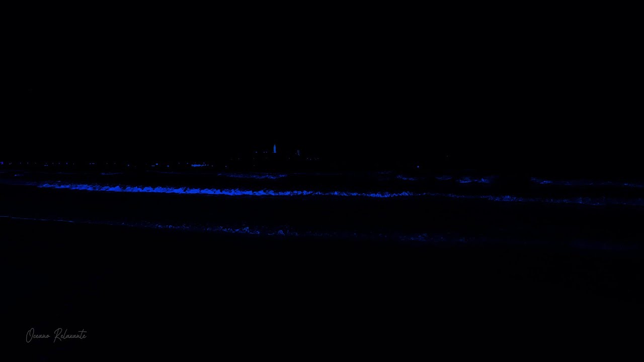 Sueño profundo al instante en 3 minutos con sonidos del océano y grandes olas por la noche