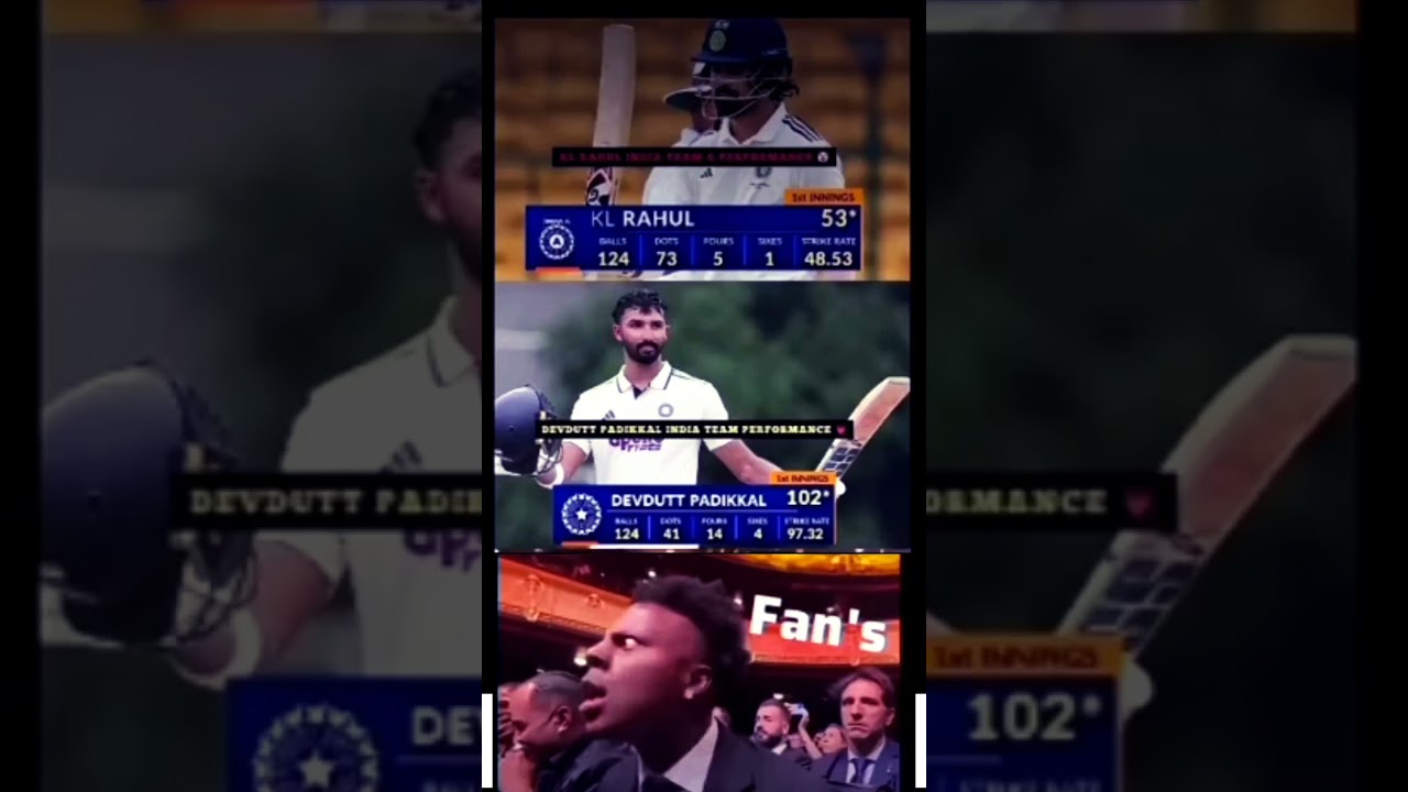 Devdutt Padikkal's 102* Stuns Everyone!KL Rahul 53*#shorts​