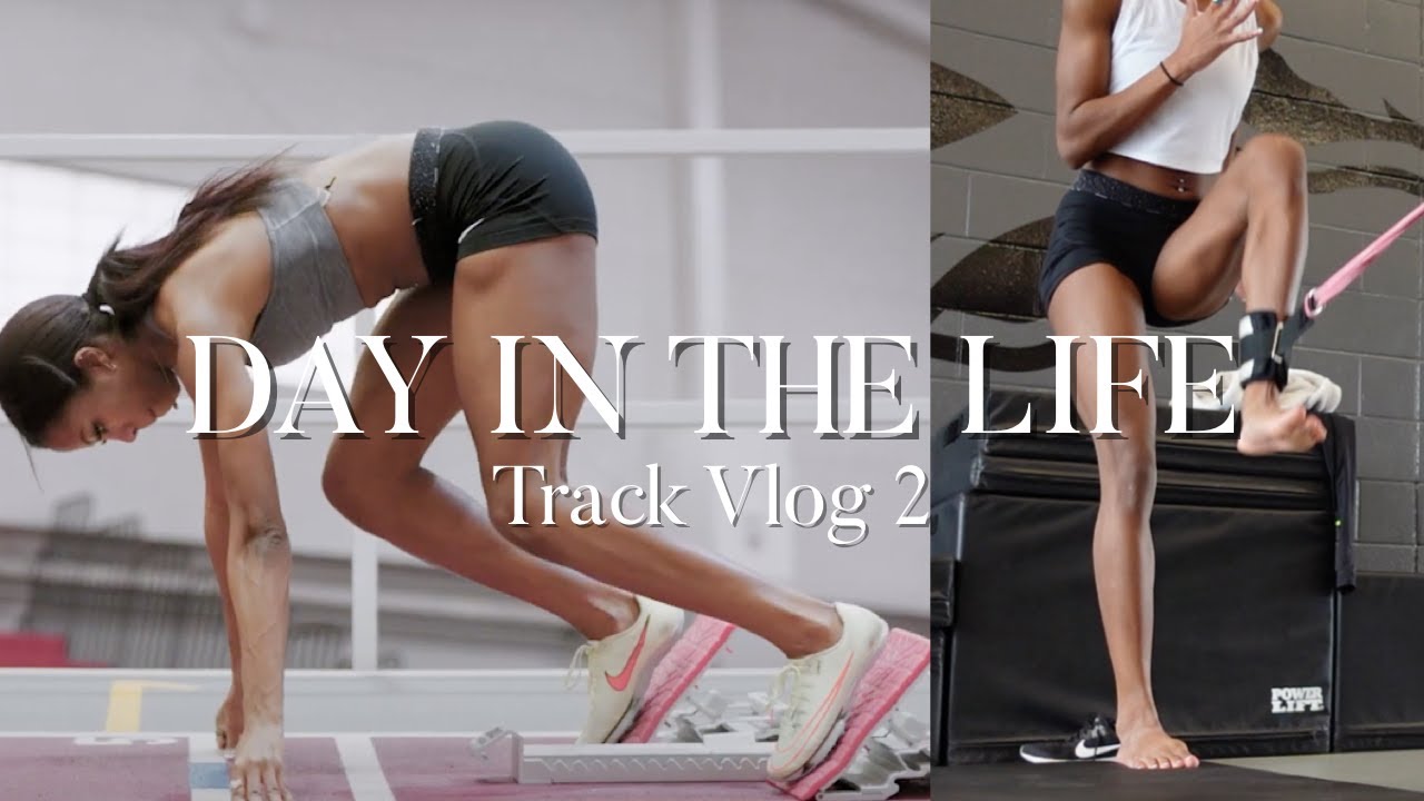 Indoor Track Day in the Life || Vlog 2