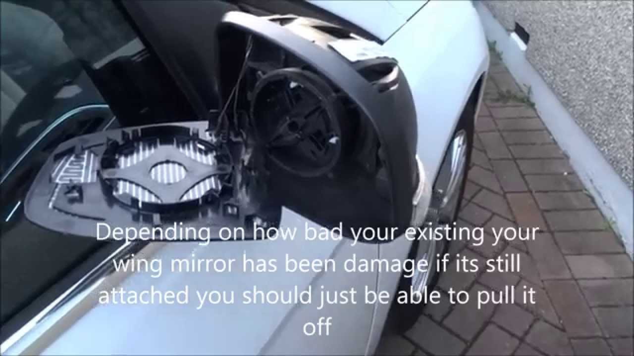 How to replace a damaged wing mirror on a Ford Focus