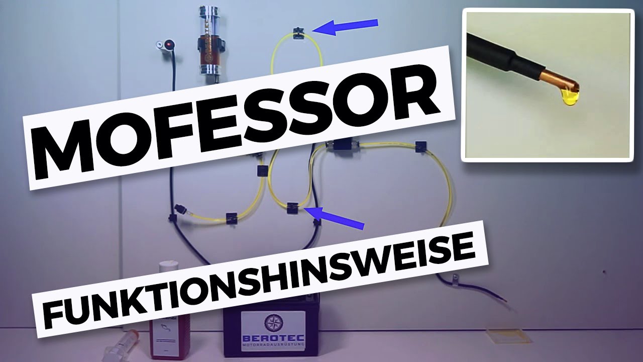 MOFESSOR Kettenöler I Funktionshinweise