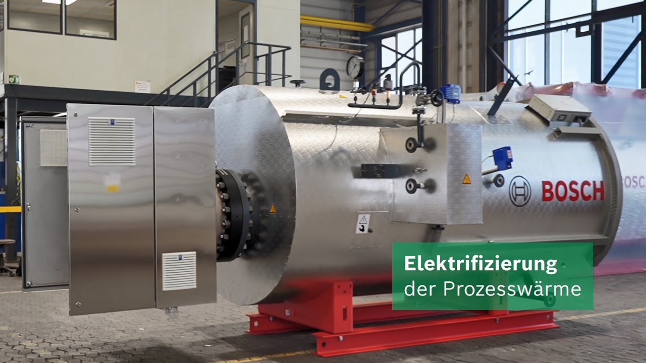 100% elektrisch, null Emissionen: Der neue Dampfkessel ELSB von Bosch