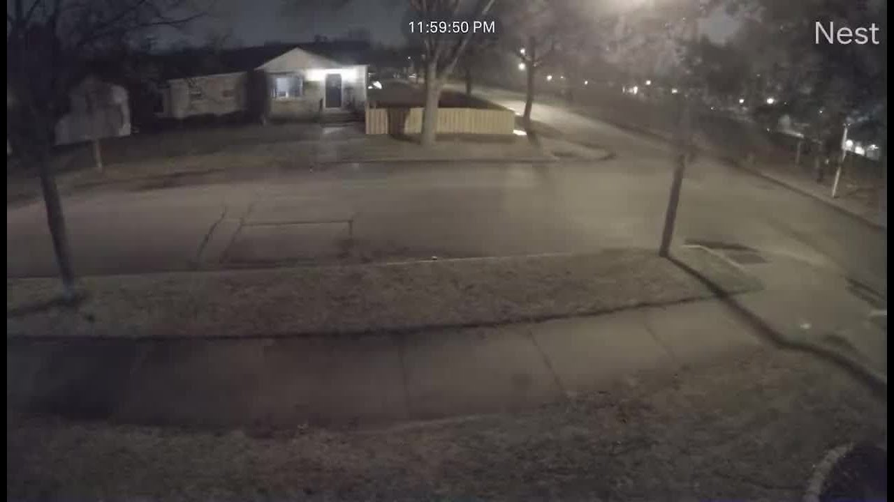 Gunshots rang out at midnight on New Year's