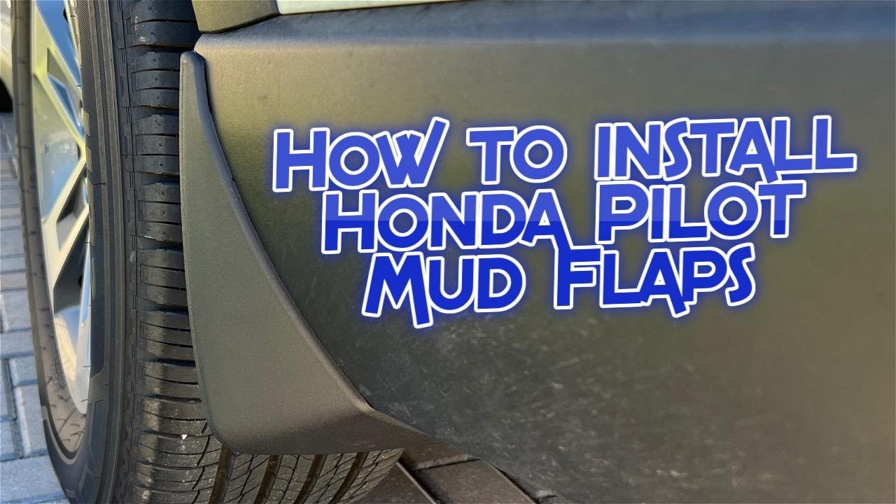 How to Install Mud Flaps/Splash Guards on the Honda Pilot (2023 2024 2025)