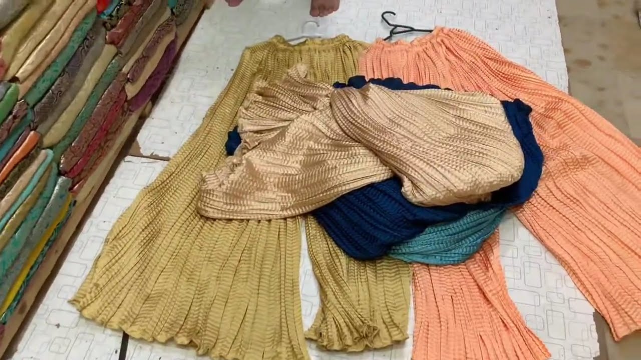 Shamooz silk crush sharara
