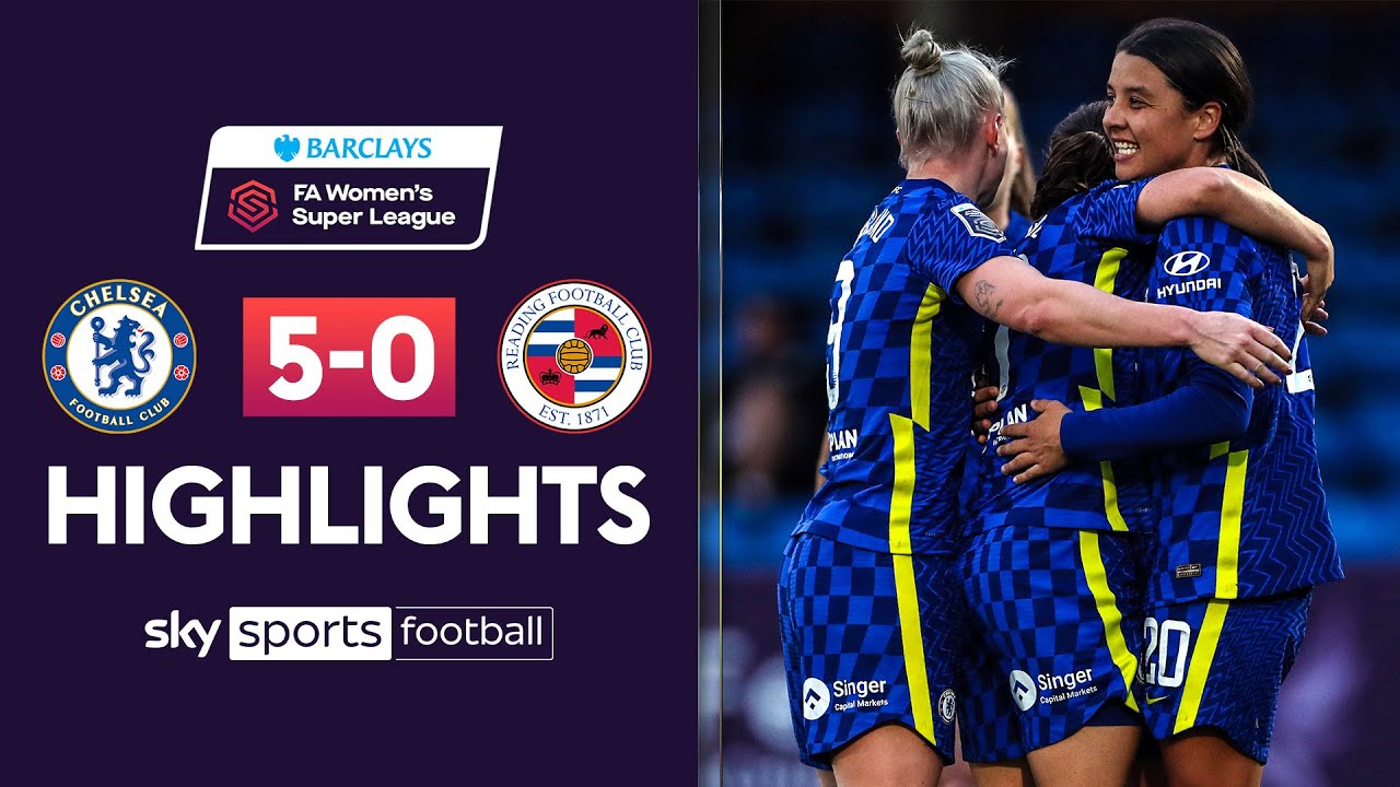 Fleming finishes STUNNING team goal! | Chelsea 5-0 Reading | WSL Highlights