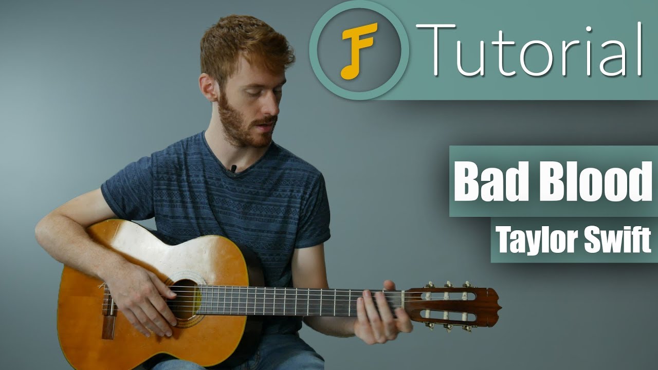 Taylor Swift - Bad Blood | Gitarren Tutorial für Anfänger | Deutsch | Jamflix