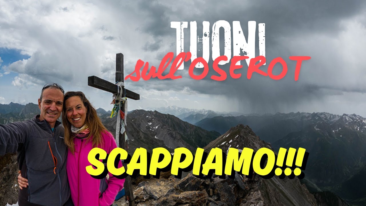 Dobbiamo SCAPPARE!! TEMPORALE in arrivo sul Monte OSEROT | Salita da Bersezio (CN) | Valle Stura